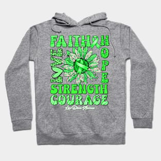 Liver Disease Awareness - Sunflower strong faith love Hoodie